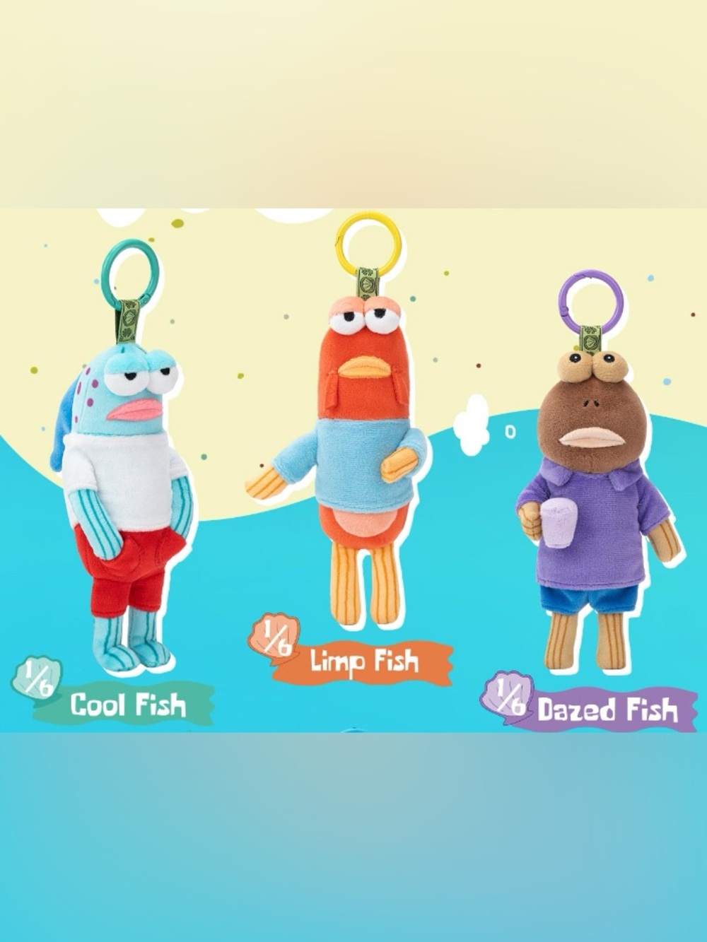 YOUR CHOICE - POP MART x SpongeBob Bikini Bottom Buddies Plush Pendant
